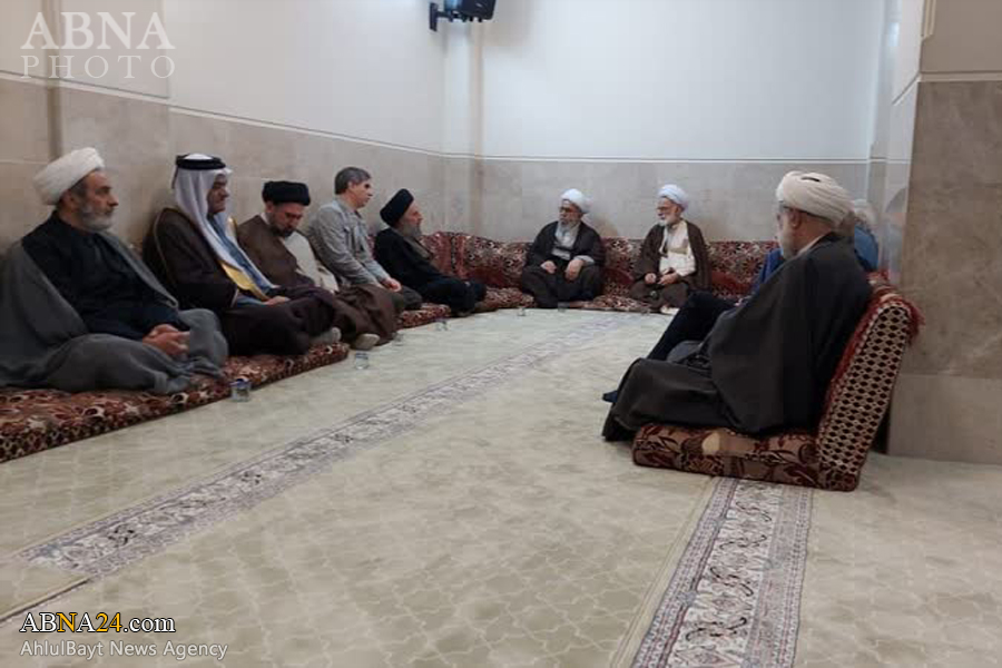 Photos: Secretary General of the AhlulBayt (a.s.) World Assembly met with Ayatollah Modarresi