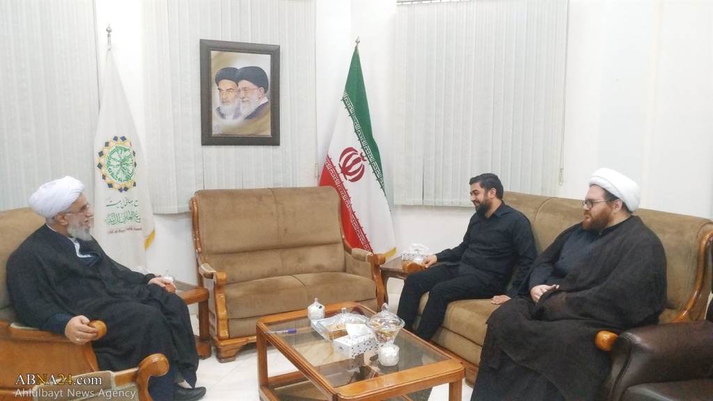 The family of the prominent publisher met with the Secretary-General of the AhlulBayt (a.s.) World Assembly + Photos