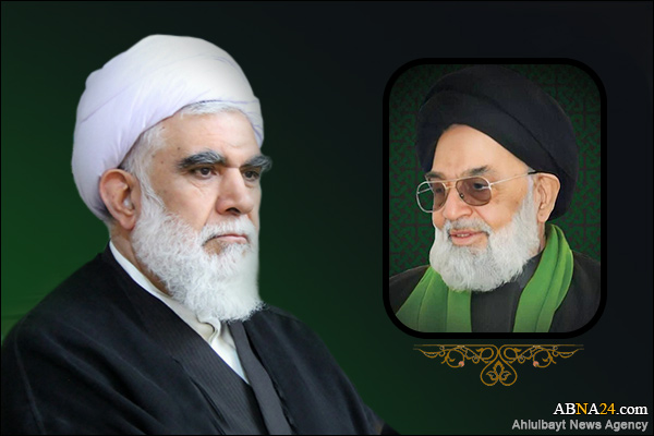 Ayatollah Akhtari expressed his condolences on the demise of Ayatollah Vahedi