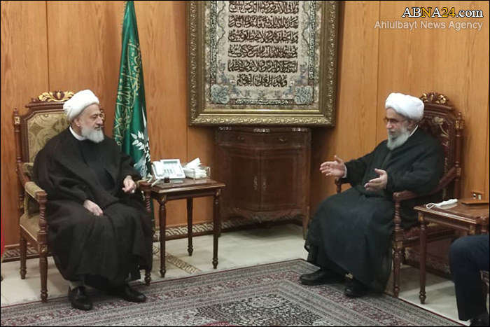 گزارش تصویری/ دیدار دبیرکل مجمع جهانی اهل‌بیت(ع) با نائب رئیس مجلس اعلای شیعیان لبنان