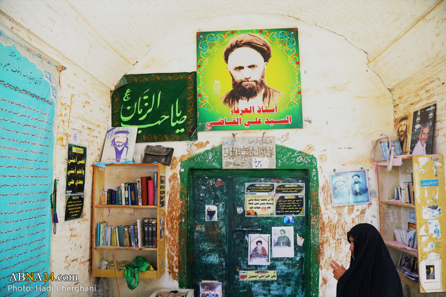 Photos: In the tomb of Ayatollah Qazi, Arbaeen missionaries narrate his story