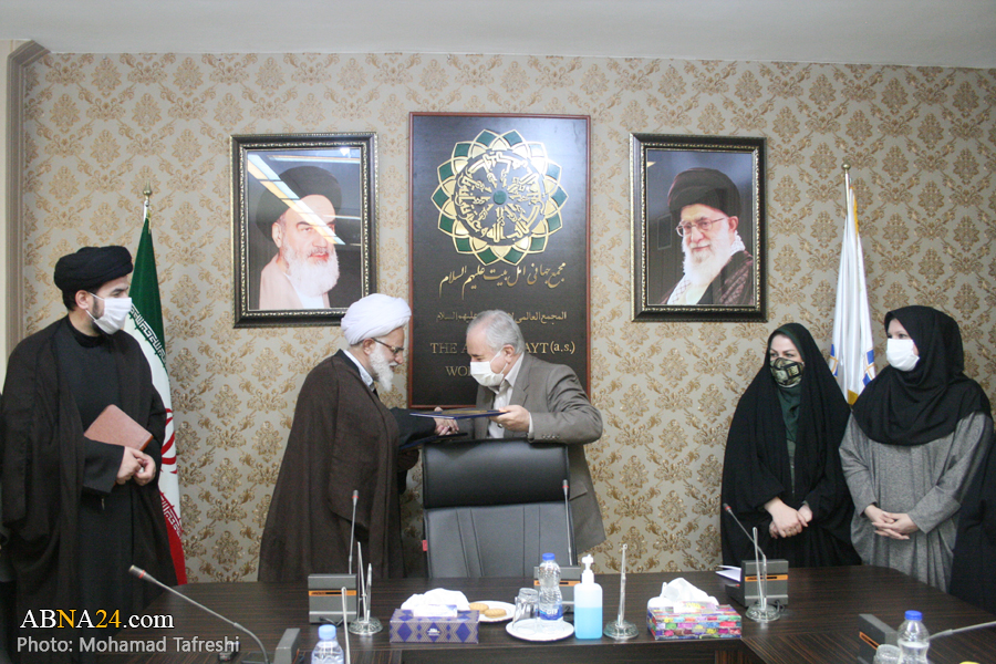 Photos: Signing ceremony of memorandum of understanding between Ahlulbayt (AS) World Assembly, National Library of Iran