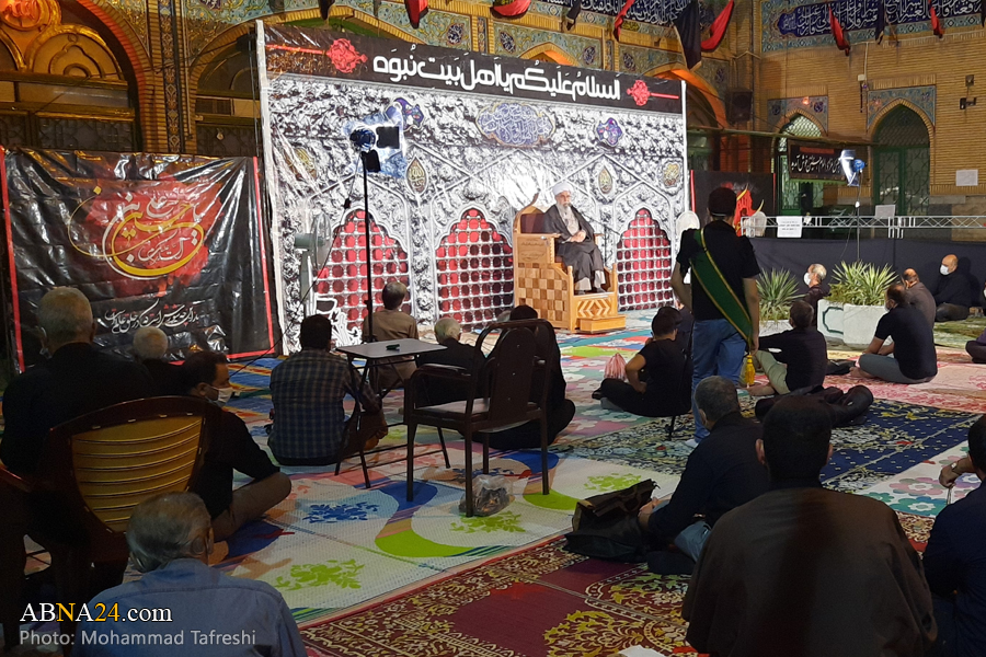 adwith speech of Ayatollah Ramazani in Tehran