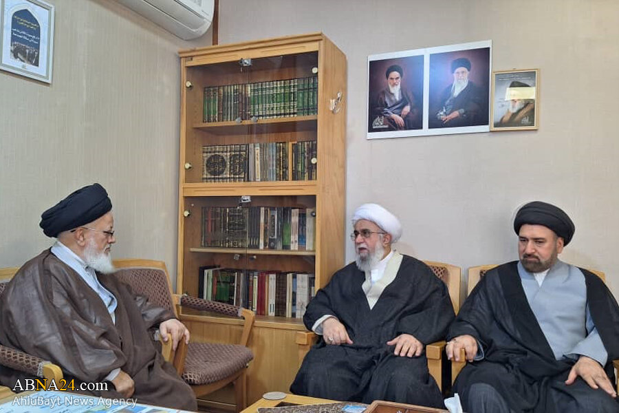 آیت‌الله رمضانی با نماینده مقام معظم رهبری در عراق دیدار کرد