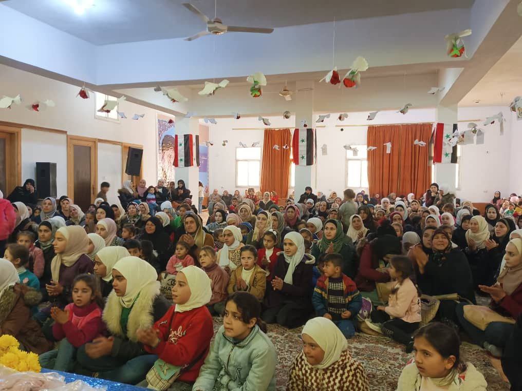 عکس خبری | برگزاری جشن تکلیف دختران شهر نبل به همت مجمع اهل بیت(ع) سوریه