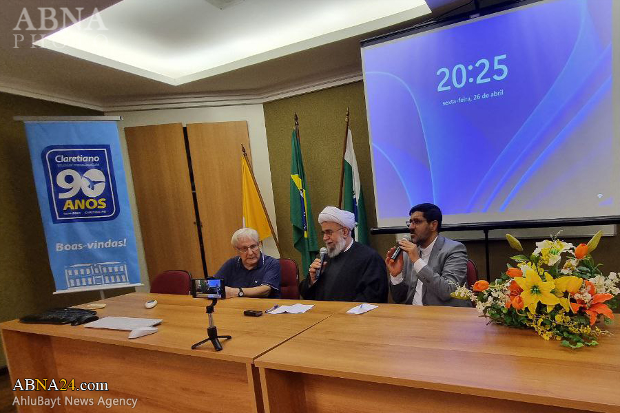 Photos: Secretary General of AhlulBayt World Assembly attends Catholic University in Curitiba, Brazil