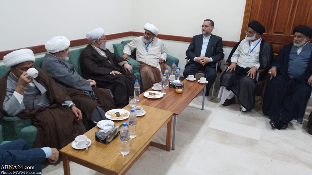 عکس خبری/ دیدار آیت الله رمضانی با دبیرکل حزب مجلس وحدت مسلمین پاکستان