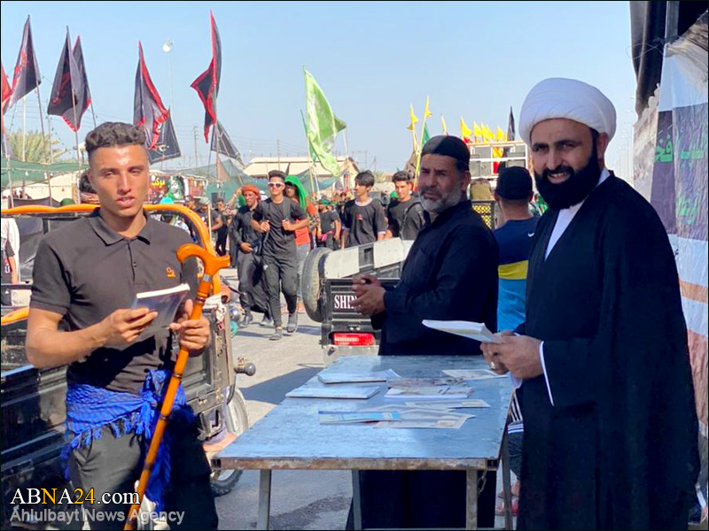 Photos: Activities of missionaries of AhlulBayt (a.s.) World Assembly on Baghdad-Karbala Road