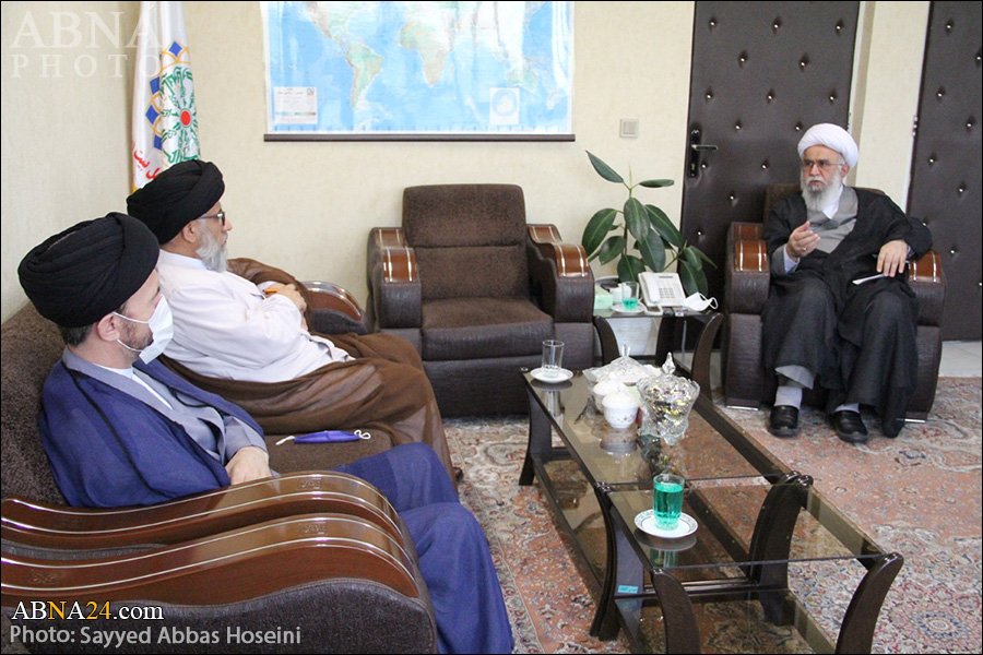 Photos: Hojat al-Islam Hosseini Mazari met Secretary-General of AhlulBayt (a.s.) World Assembly