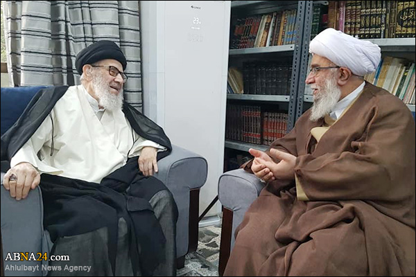Photos: Secretary-General of AhlulBayt (a.s.) World Assembly met Ayatollah Sayed Morteza Qazwini