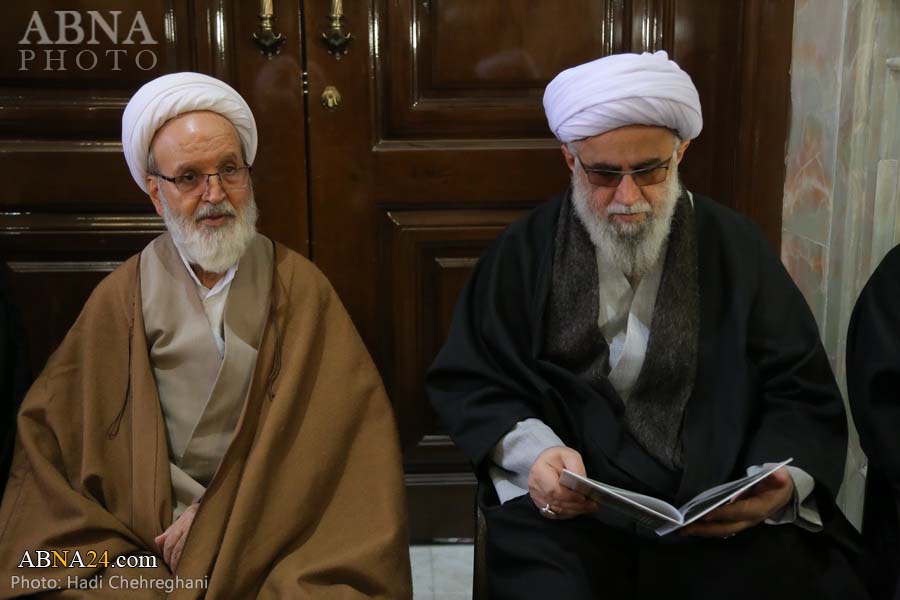 Photos: Secretary-General of AhlulBayt (a.s.) World Assembly attends at funeral ceremony of Ayatollah Tabarsi