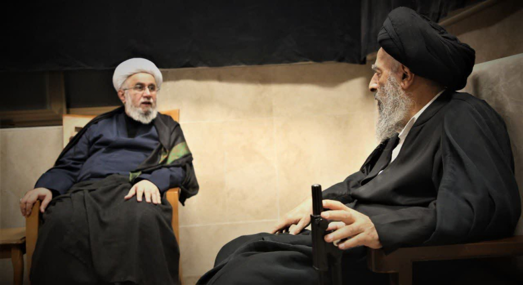 Photo d'actualité / Rencontre du Secrétaire général de l'Assemblée mondiale des Ahl al-Bayt avec le Grand Ayatollah Modaresi 