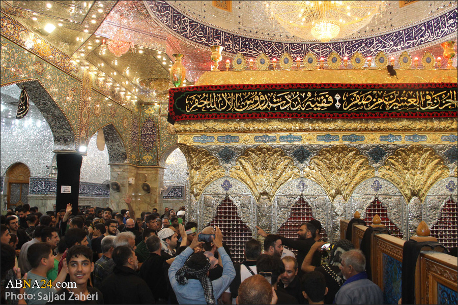 Photos: Mourning on the occasion of Imam Hussain’s (a.s.) Arbaeen in Maytham al-Tammar shrine