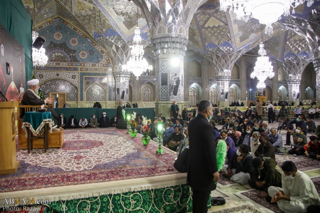 Photos: Commemoration ceremony for martyrs of terrorist attack in Peshawar, Pakistan, at holy shrine of Imam Reza (a.s.)