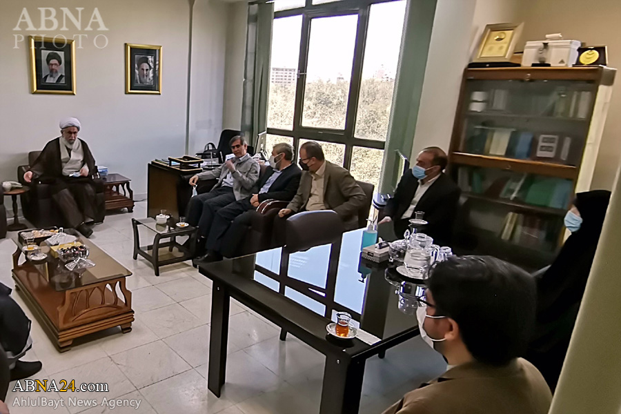 Photos: On the occasion of Nowruz, Ayatollah Ramazani met with the staff of the AhlulBayt (a.s.) World Assembly in Tehran