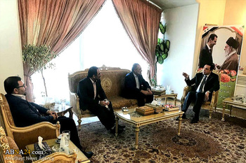 لقاء سفير الجمهورية العربية السورية في طهران بمدير قناة الثقلين الفضائية