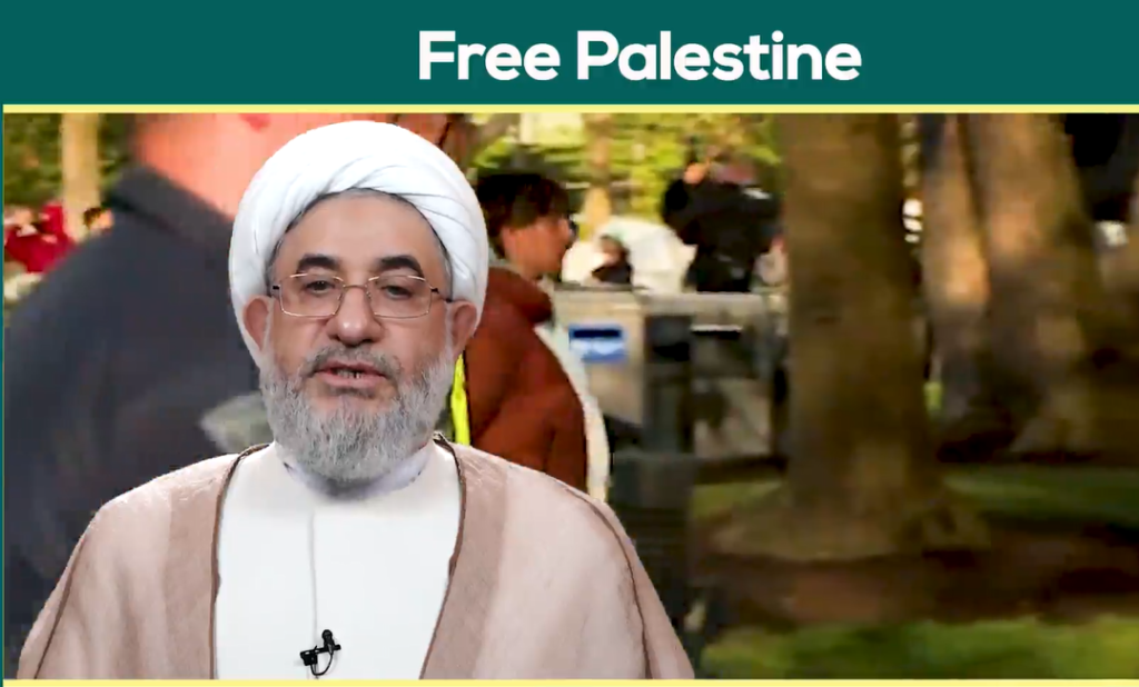 Video: Ayatollah Araki's message to freedom movement of students around the world in support of oppressed people of Palestine