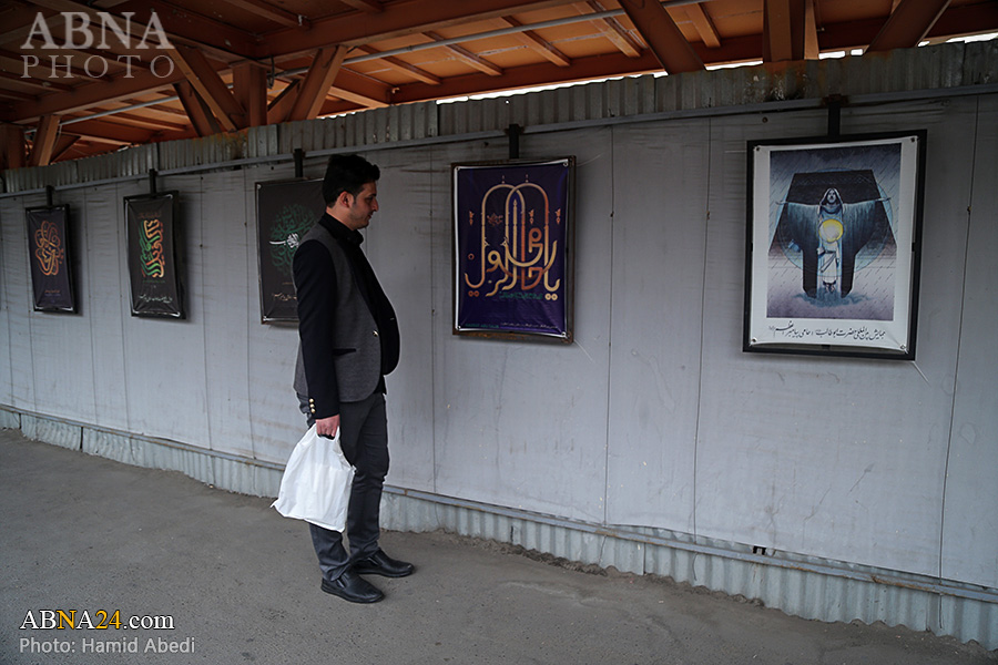 گزارش تصویری/ نمایشگاه آثار هنری همایش بین المللی حضرت ابوطالب(ع) 