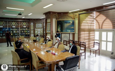 Фоторепортаж / Встреча директоров Всемирной Ассамблеи Ахл аль-Байт (мир им) с официальными лицами фонда Астан Кудс Разави